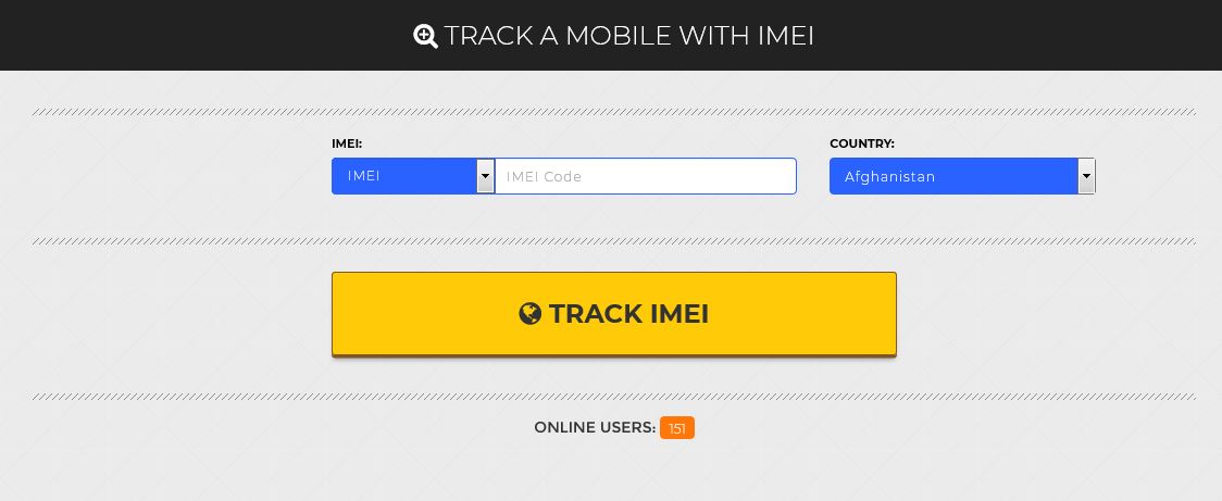 How to use Imei-tracker : - Imei Tracker